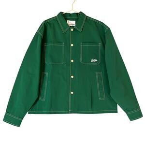 EPTM Green Contrast Stitch Work Jacket XL NWT Utility Chore Coat